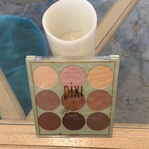 Pixi Neutral Eyeshadow/BLUSH   Palette — Peach, Rose, Tan & Warm Browns  NEW
